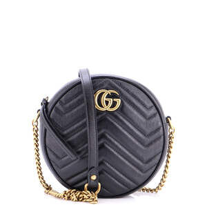 Gucci Gg Marmont Round Shoulder Bag #229684G10B